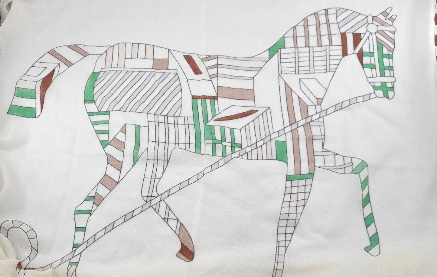Cashmere Scarf horse