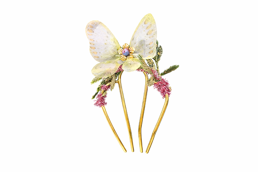 decorative ButterflyFairyHairComb