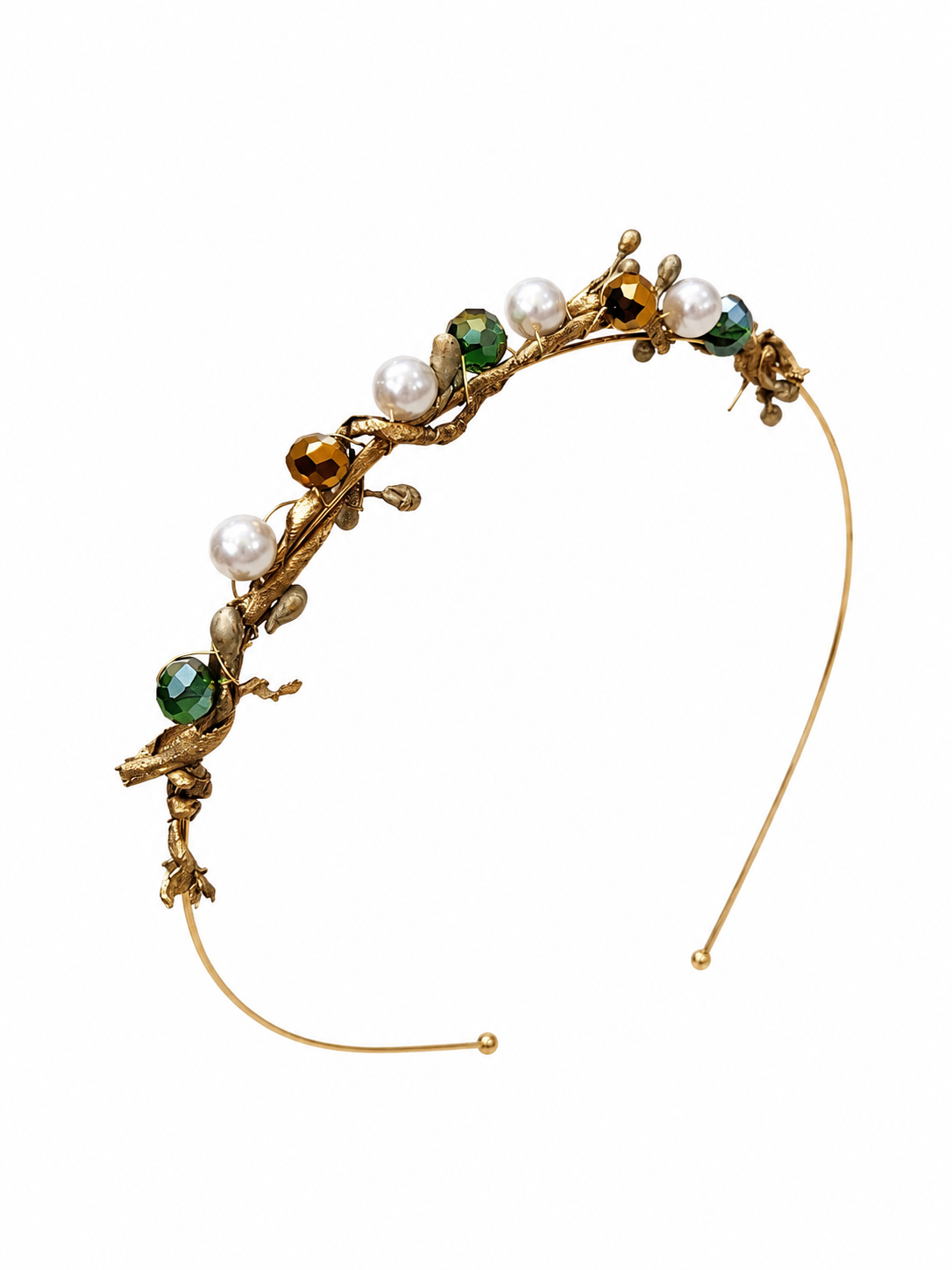 Gold-Plated Crystal Headband | Gold-Plated Alice Band