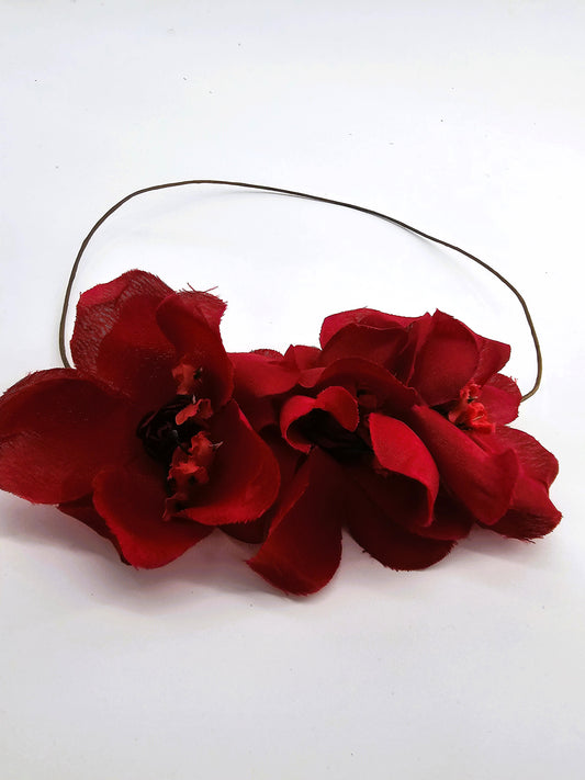 Deep Red Headband