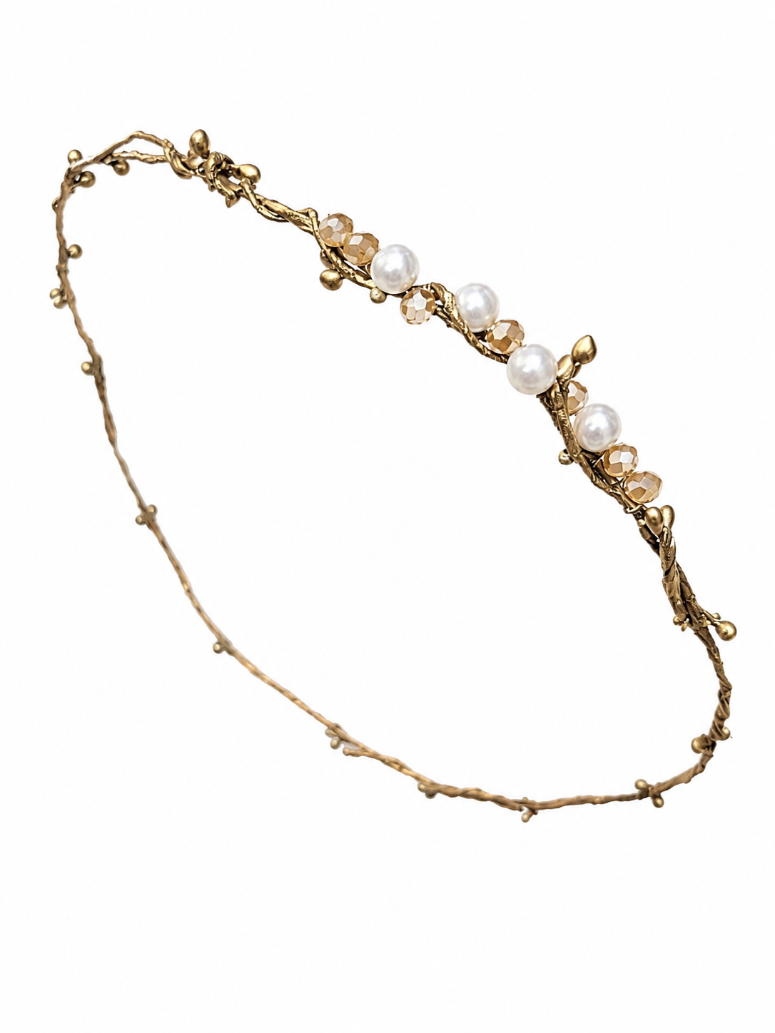 Gold Halo Crystal Headband – Janizuka
