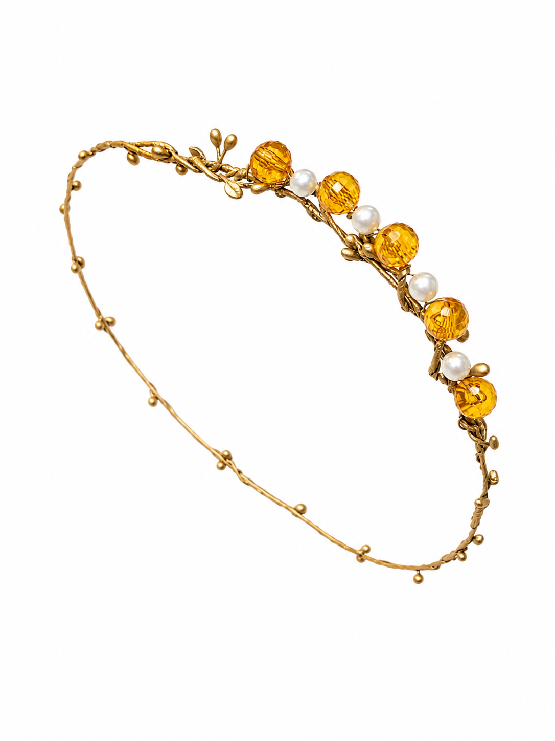 Gold Halo Crystal Headband – Janizuka