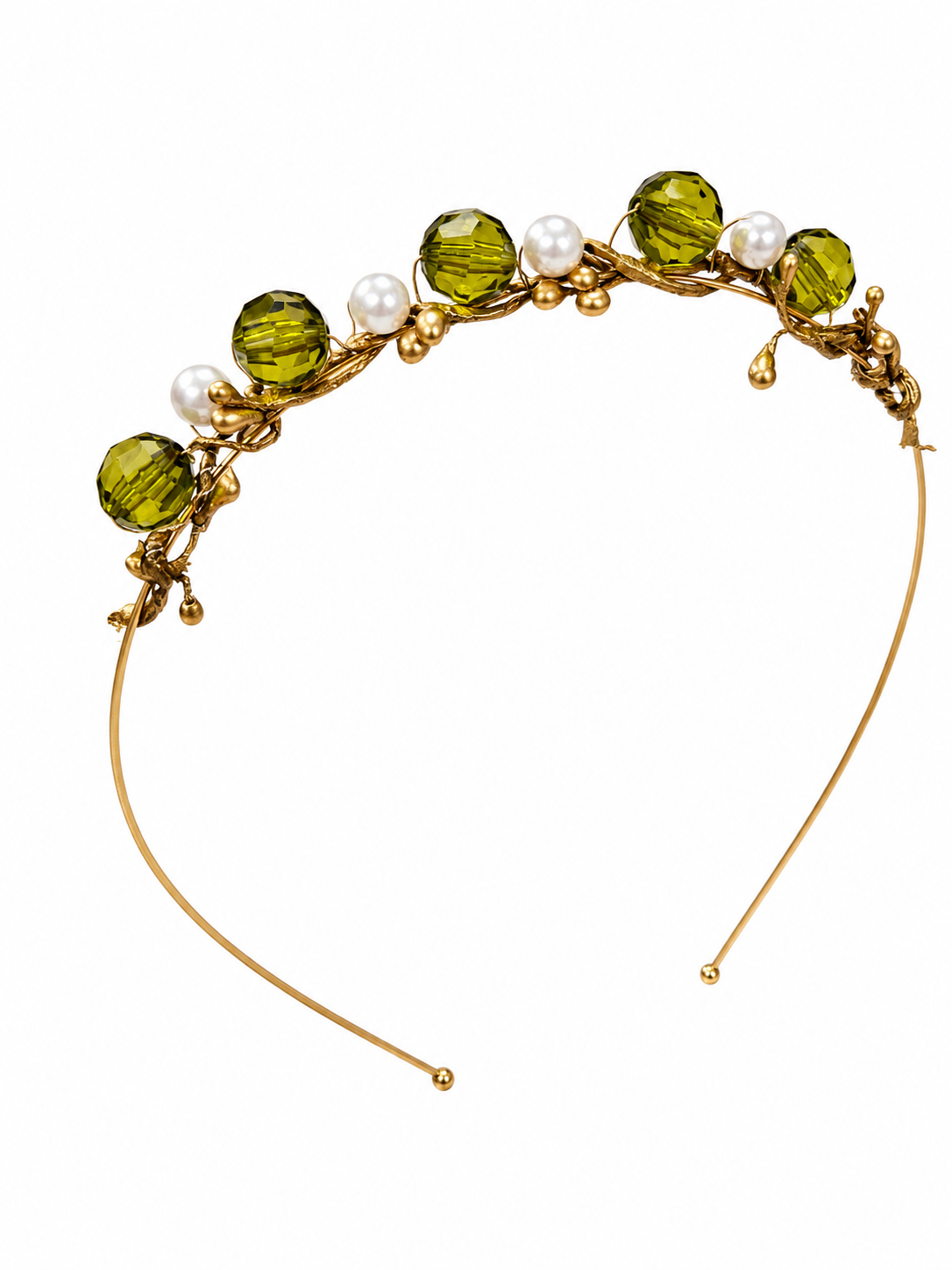 Gold-Plated Crystal Headband | Gold-Plated Alice Band