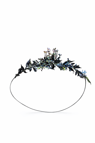 Halo_Black_crown_headband headpiece