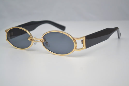 stylish sunglasses, metallic sunglasses, UV protection eyewear, trendy sunglasses, summer fashion accessories, UV400 sunglasses