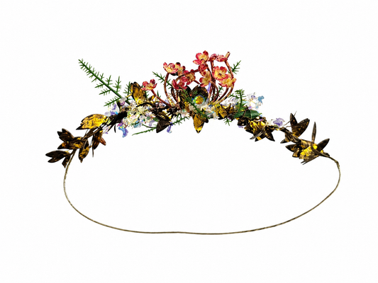 haloheadband- forest fairy headpiece